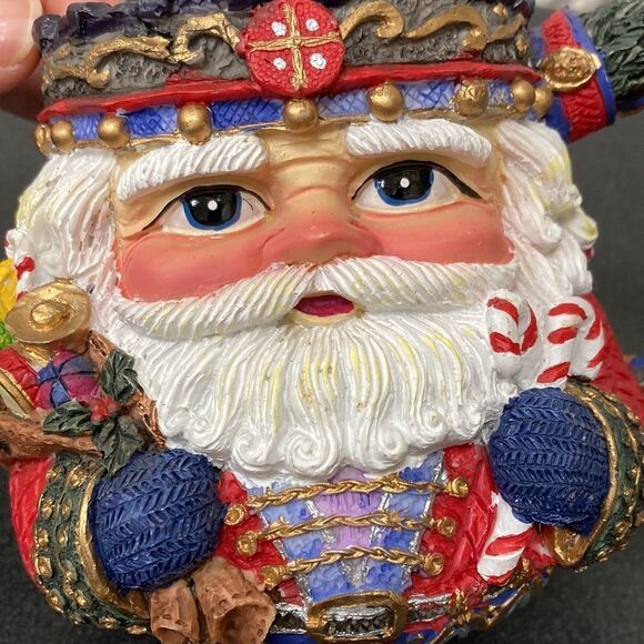 Danson Decor Kris Kringle Santa Colourful 3D Large Christmas Resin Mug - Picture 7 of 7